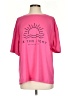 Shein Pink Short Sleeve T-Shirt Size S - photo 1