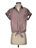 Rose + Olive Pink Short Sleeve Blouse Size XS - photo 1