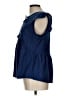 Steve Madden Blue Sleeveless Blouse Size L - photo 5