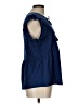 Steve Madden Blue Sleeveless Blouse Size L - photo 4