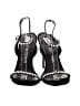 Stuart Weitzman Graphic Black Sandals Size 9 - photo 2