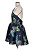 Akira 100% Polyester Tropical Blue Cocktail Dress Size L - photo 5