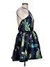 Akira 100% Polyester Tropical Blue Cocktail Dress Size L - photo 4