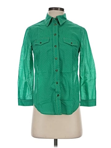 Maeve 3/4 Sleeve Button-Down Shirt (view 1)
