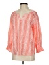 Tommy Bahama Orange 3/4 Sleeve Blouse Size XS - photo 1