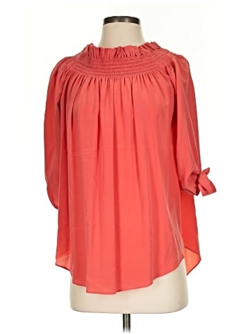 Acrobat 3/4 Sleeve Silk Top (view 1)