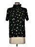 Cos 100% Polyester Stars Black Short Sleeve Blouse Size 4 - photo 1