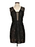 BCBGMAXAZRIA Black Cocktail Dress Size 4 - photo 1