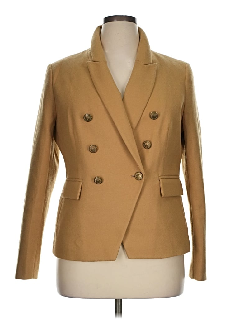 Pre-owned Jules & Leopold Blazer Jacket In Tan