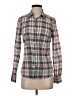 J.Crew 100% Cotton Plaid Green Long Sleeve Button-Down Shirt Size 2 - photo 1