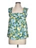 Blu Pepper 100% Polyester Blue Sleeveless Blouse Size L - photo 1
