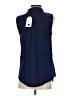 Universal Standard Blue Sleeveless Button-Down Shirt Size 2 - 4 - photo 2