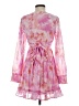Japna 100% Polyester Tie-dye Pink Cocktail Dress Size XS - photo 2