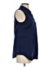 Universal Standard Blue Sleeveless Button-Down Shirt Size 2 - 4 - photo 4