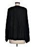 Old Navy 100% Viscose Black Long Sleeve Blouse Size M - photo 2