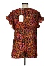 Molly Bracken 100% Polyester Orange Short Sleeve Blouse Size L - photo 2