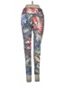 Unbranded Print Blue Gray Active Pants Size S - photo 2