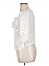 Unbranded 100% Rayon White 3/4 Sleeve Blouse Size XS - photo 5