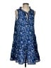 Max Studio Stars Blue Casual Dress Size S - photo 1