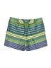 J. McLaughlin Stripes Green Board Shorts Size 6 - photo 2
