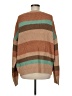 Pink Lily Color Block Tan Pullover Sweater Size M - photo 2