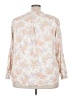 Torrid Floral Ivory 3/4 Sleeve Blouse Size 4X Plus (4) - photo 2