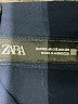 Zara 100% Polyester Solid Black Blue Long Sleeve Blouse Size XS - photo 7