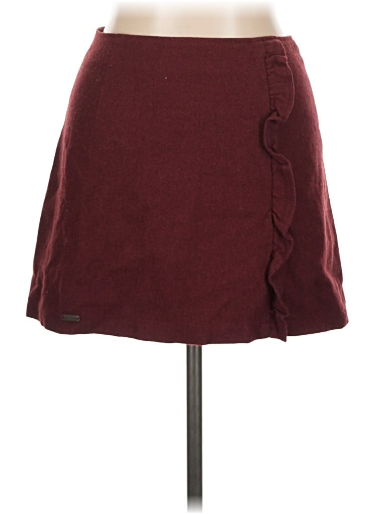 Pre-owned Assorted Brands Casual Skirt In Burgundy