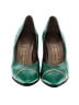 Bruno Magli Color Block Green Heels Size 7 1/2 - photo 2