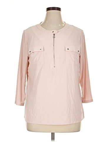 Anne Klein 3/4 Sleeve T-Shirt (view 1)