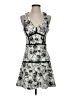 Parker Graphic Silver Cocktail Dress Size S - photo 1