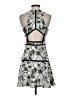 Parker Graphic Silver Cocktail Dress Size S - photo 2