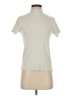 AGOLDE 100% Cotton Ivory Short Sleeve Turtleneck Size S - photo 1