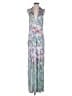 Wildfox Floral Blue Casual Dress Size Sm (1 or S) - photo 1