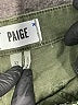 Paige Solid Green Khaki Shorts Size 27 waist - photo 3