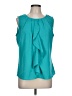 Covington Teal Sleeveless Blouse Size L - photo 1
