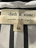 Cloth & Stone Stripes Ivory Long Sleeve Button-Down Shirt Size XL - photo 7