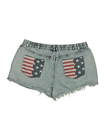 Shein Curve Denim Shorts (view 2)