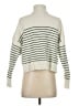 MNG Stripes Ivory Turtleneck Sweater Size XS - photo 2