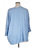 Hudson Gray Blue 3/4 Sleeve Top Size XL (estimated) - photo 2