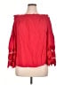 Lane Bryant 100% Rayon Red 3/4 Sleeve Blouse Size 14 - 16 Plus - photo 1
