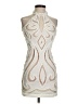 Jovani 100% Polyester Metallic Ivory Cocktail Dress Size 2 - photo 1