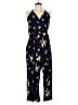 Kaileigh Floral Blue Jumpsuit Size 2X - photo 1
