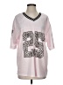 Unbranded 100% Polyester Pink 3/4 Sleeve T-Shirt Size XS - photo 1