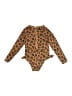 Gap Animal Print Brown One Piece Swimsuit Size 3T - photo 1