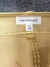 Westbound Solid Yellow Khaki Shorts Size 12 - photo 3
