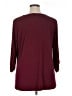 Susan Graver Burgundy 3/4 Sleeve Blouse Size 1X - photo 2