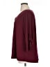 Susan Graver Burgundy 3/4 Sleeve Blouse Size 1X - photo 5