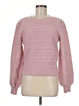Marled Pullover Sweater (view 1)