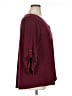 Susan Graver Burgundy 3/4 Sleeve Blouse Size 1X - photo 4